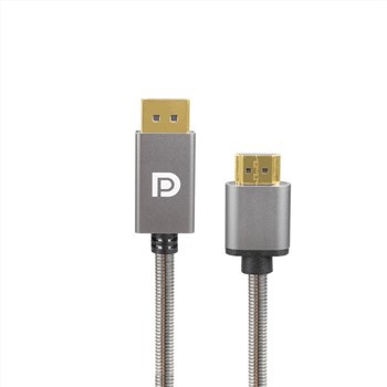 Stainless Steel DP 1.1V Male To HDMI Female 1.4V Adapter