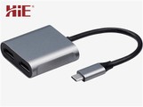 HIE USB-C To Duo-HDMI Adapter